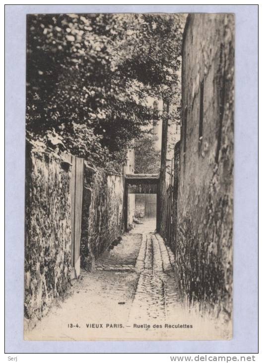 VIEUX PARIS - Ruelle Des Reculettes . Old PC. France. - Arrondissement: 13