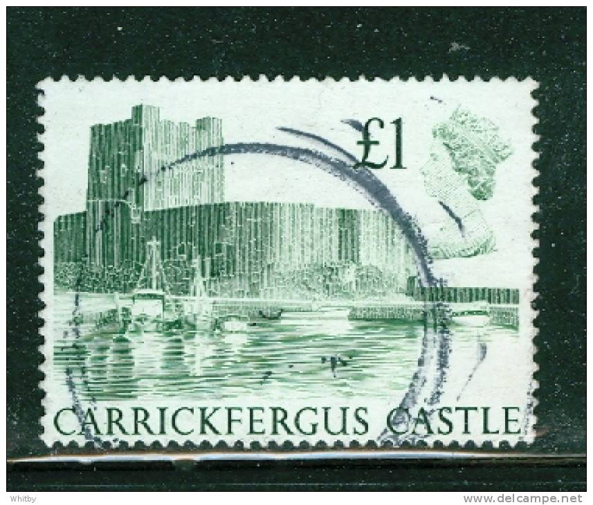 Great Britain 1988 1 Pound Carrickfergus Castle Issue #1230 - Unclassified