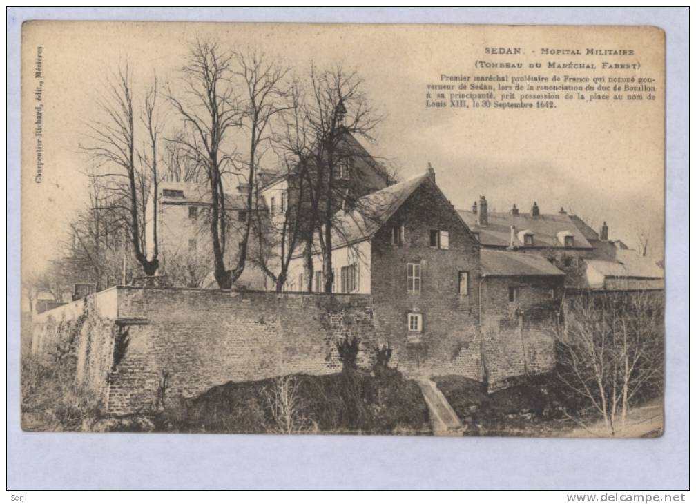 Ardennes SEDAN Hôpital Militaire  . CPA . FRANCE . - Sedan