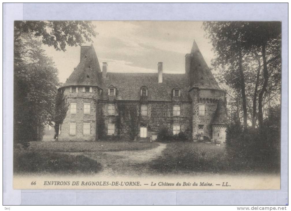 Environs De Bagnoles De L Orne Le Chateau Du Bois Du Maine . CPA . FRANCE . - Bagnoles De L'Orne