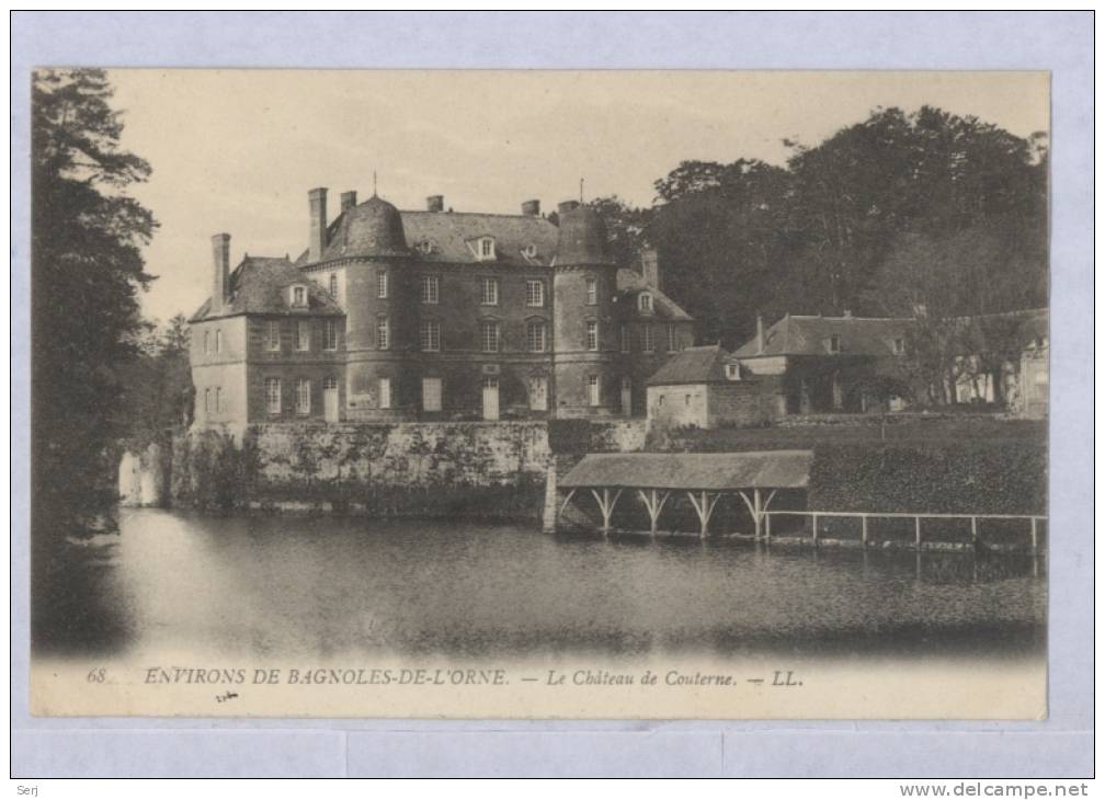 Environs De Bagnoles De L Orne - Le Chateau De Couterne . CPA . FRANCE . - Bagnoles De L'Orne