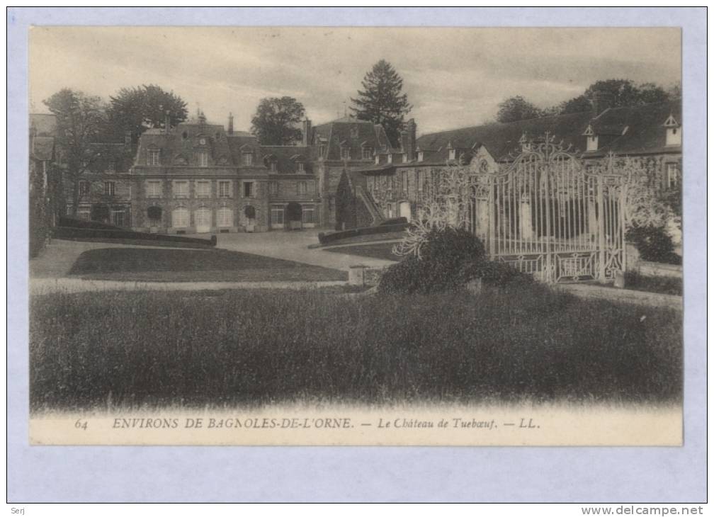 Environs De Bagnoles De L Orne - Le Chateau De Tueboeut  . CPA . FRANCE . - Bagnoles De L'Orne