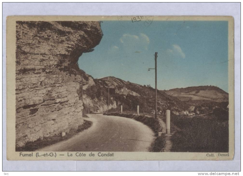 Fumel - La Côte De Condat . CPA . FRANCE . - Casteljaloux