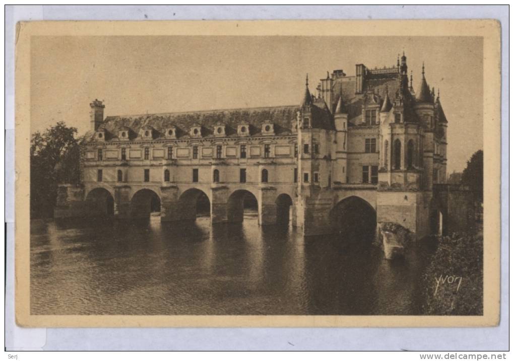 Chateau De Chenonceaux - Facade Nord Est . CPA . FRANCE . - Chenonceaux