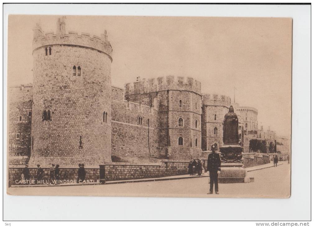 Windsor Castle - Castle Hill  . Old PC . UK . GREAT BRITAIN - Windsor Castle