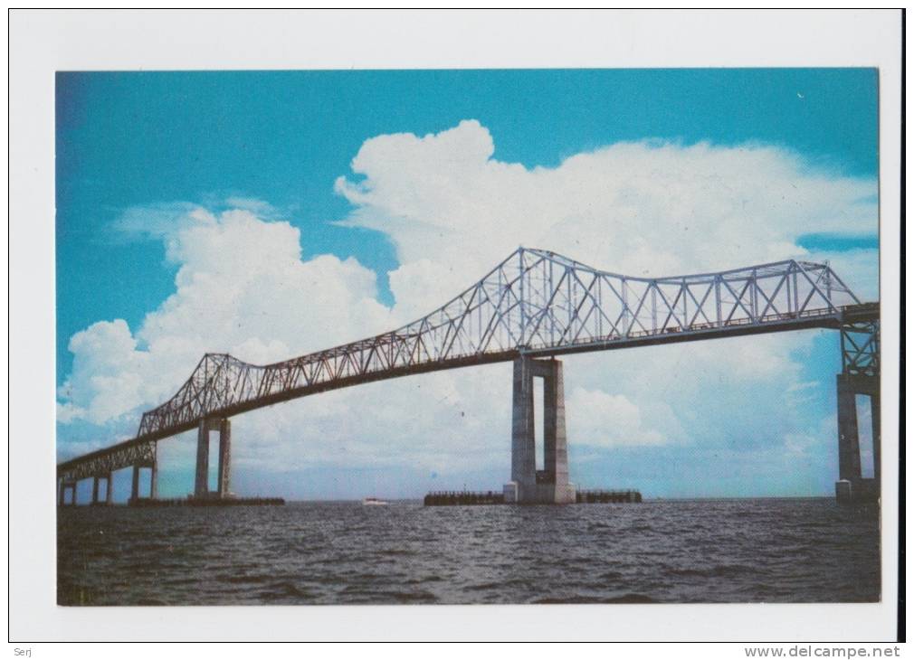 SUNSHINE SKYWAY BRIDGE . FLORIDA . Old PC . USA - Sarasota