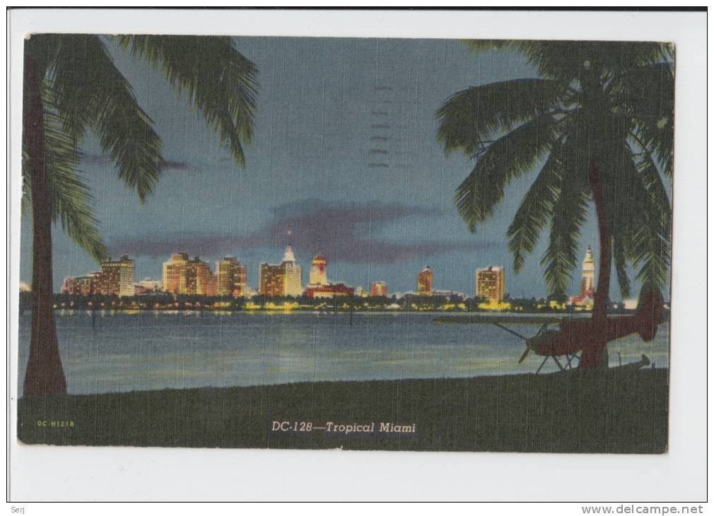 TROPICAL MIAMI , FL . Old PC . USA - Miami