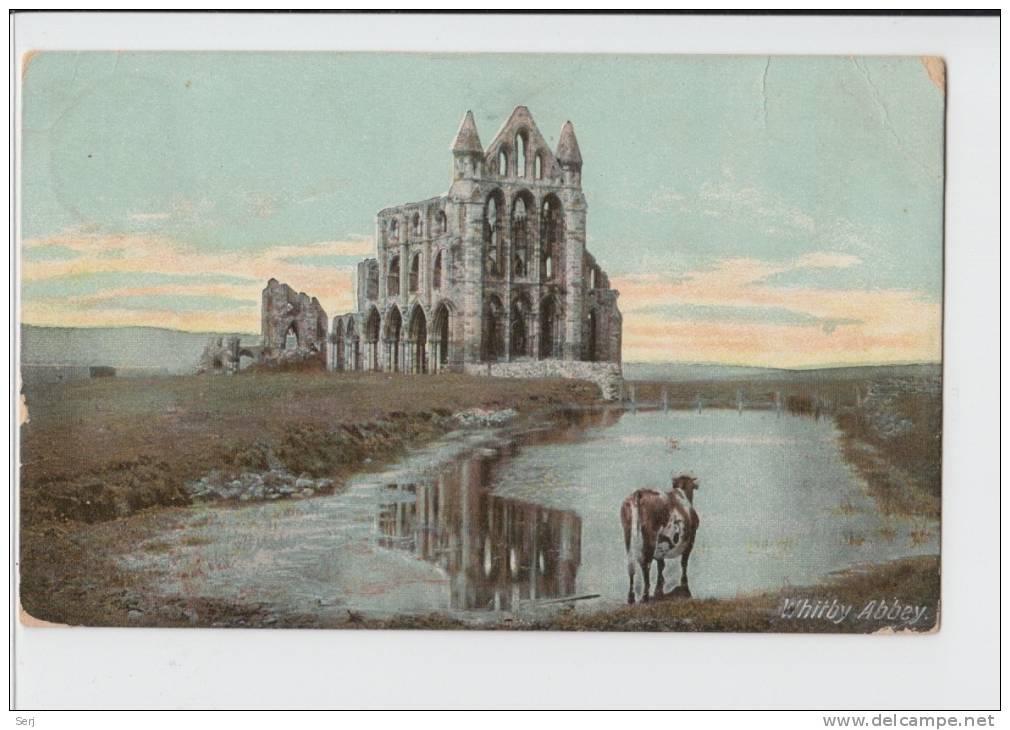 Whitby Abbey  . Old PC . UK . ENGLAND - Whitby