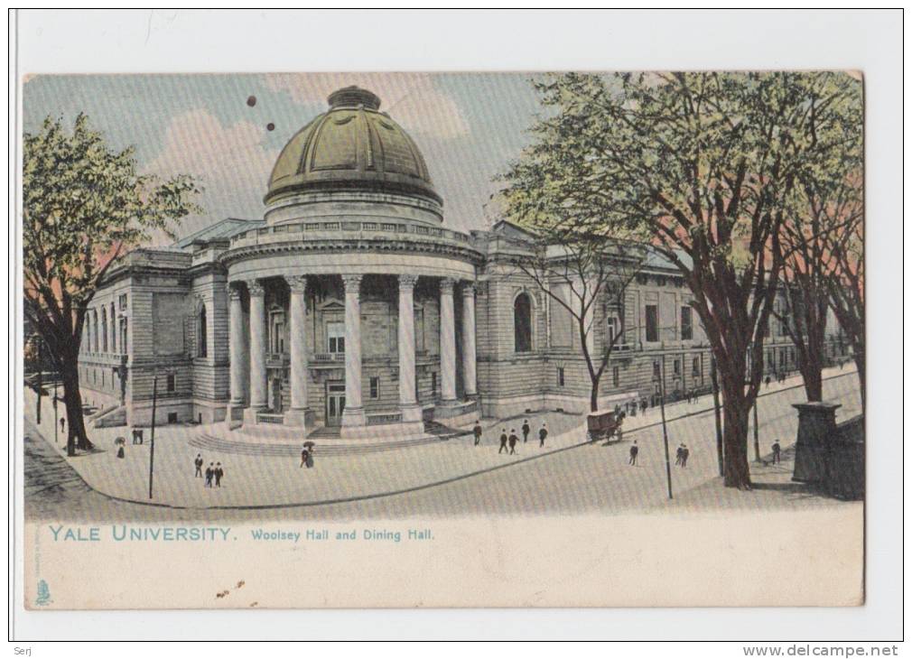 YALE UNIVERSITY . WOOLSEY HALL AND DINING HALL - New Haven, Connecticut . Old PC . USA - Sonstige & Ohne Zuordnung