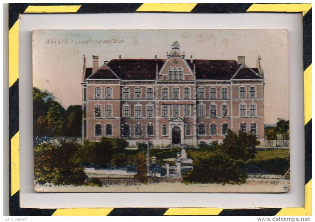 HELMSTEDT . - . LANDWIRTSCHAFTICHE SCHULE - Helmstedt