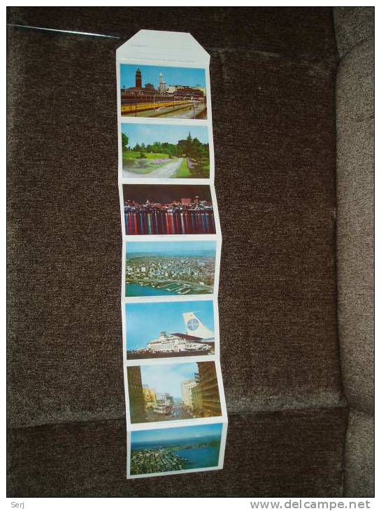 SEATLE , WASHINGTON . FOLDING POSTCARDS SET . USA - Seattle