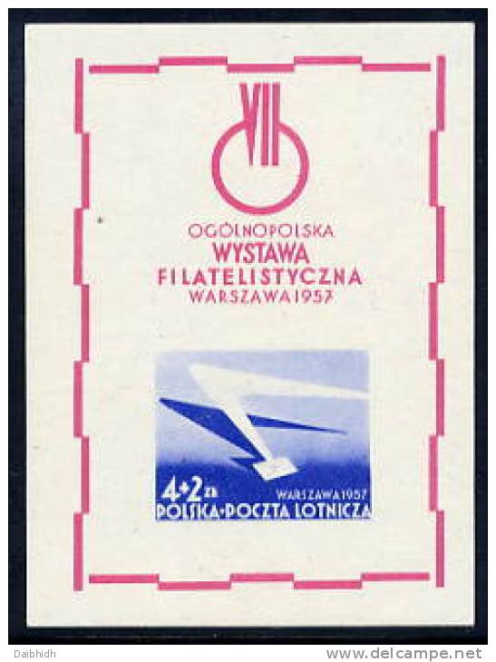 POLAND 1957 National Philatelic Exhibition  Block MNH / **  Michel Block 21 - Nuovi
