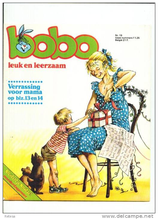 BOBO N°19  LEUK EN LEERZAAM 12 MEI 1978 - Giovani