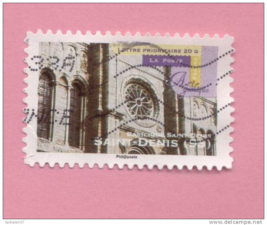 Timbre Oblitéré Used Stamp Art Gothique SAINT DENIS 93 Basilique Saint Denis FRANCE 2011 - Oblitérés