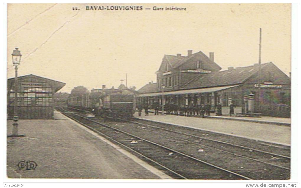 BAVAY - LOUVIGNIES  Gare Intérieure - Bavay