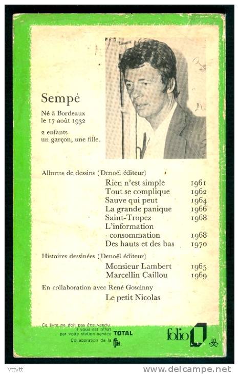 SEMPE "SAUVE QUI PEUT", Folio N° 81 (1972) - Sempé