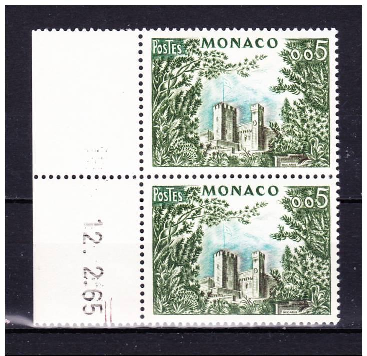 MONACO   1960/65  , Def´s Set , Landscape, Y&T  # 538 X 2  , Cv  0.30 E  , ** M N H , V V F - Other & Unclassified