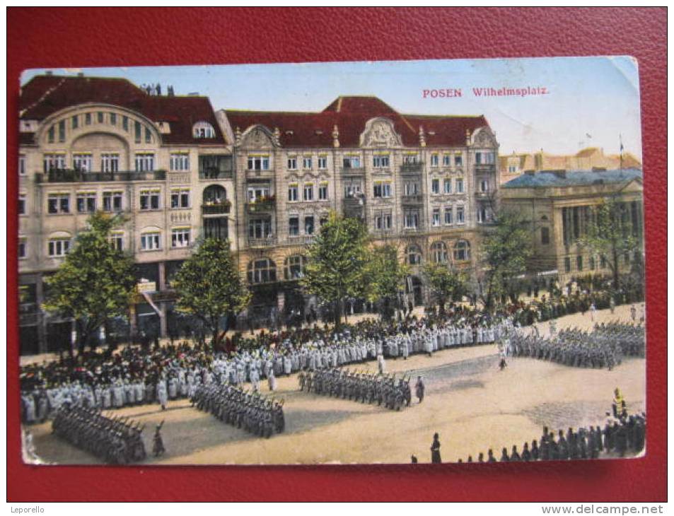 AK POSEN Wilhelmplatz 1915 //  D*1509 - Posen