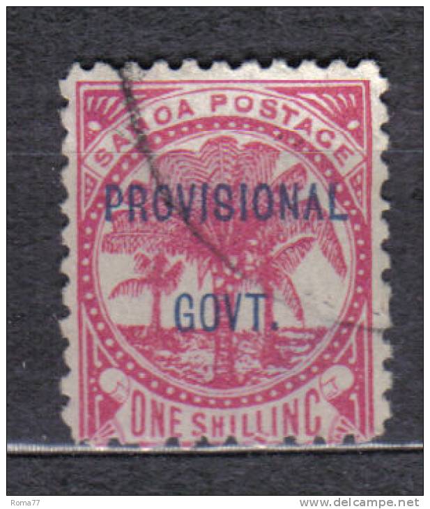 AP34 - SAMOA , 1 Scell Rosa N. 34 Usato - Samoa