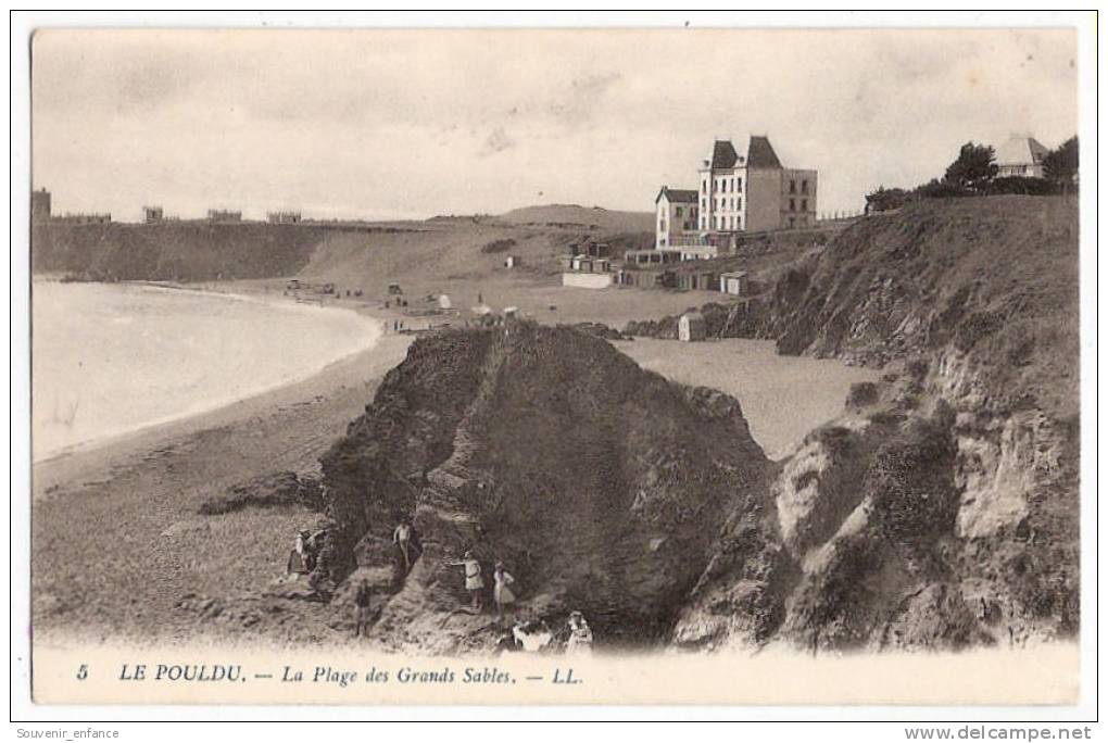 CPA Le Pouldu La Plage Des Grands Sables 29 Finistère - Le Pouldu