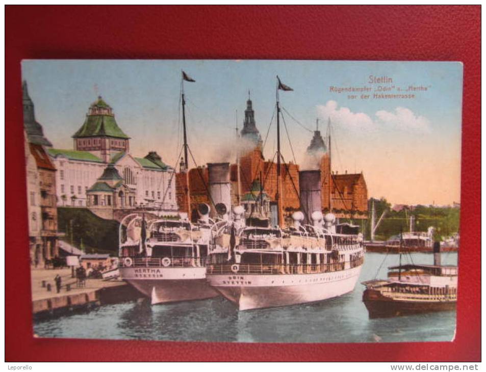 AK STETTIN M.Schiff 1913  //  D*1570 - Pommern