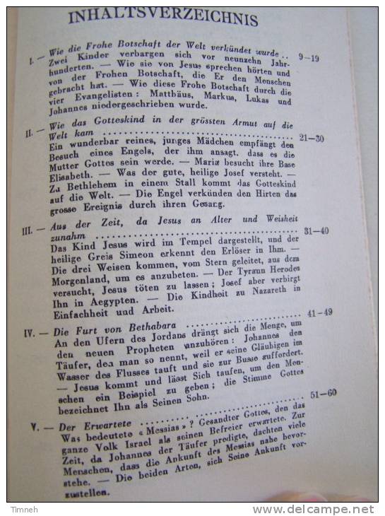 DAS EVANGELIUM FÜR MEINE PATENKINDER-DANIEL ROPS-1948 EDITIONS F.X.LE ROUX § CIE-Pacheko-Pavel - Christianisme