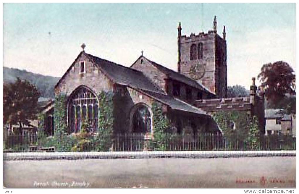 A65.Vintage Reliable Postcard.Parish Church, Bingley. - Autres & Non Classés