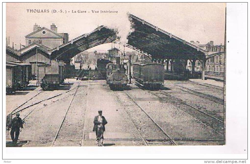 THOUARS - La Gare - Vue Intérieure - TRAIN - Thouars