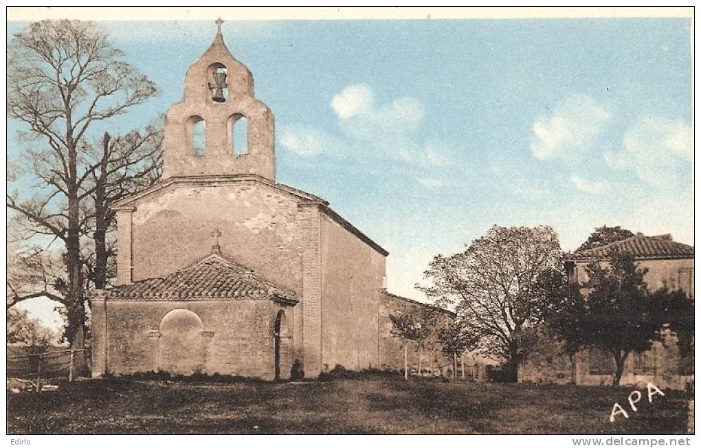 MONTCLAR De QUERCY église St Laurent Coupé Par Scan - Neuve Excellent état - Montclar De Quercy