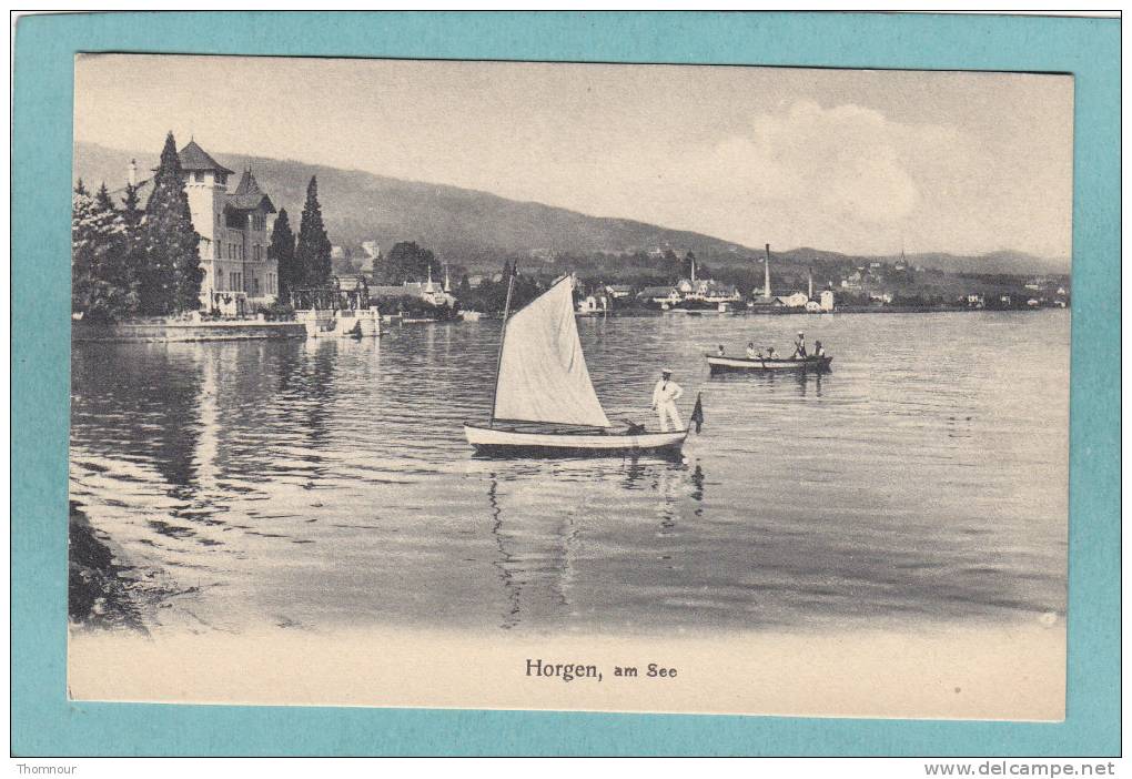 HORGEN  ,  Am  See  -  BELLE CARTE ANIMEE - - Horgen