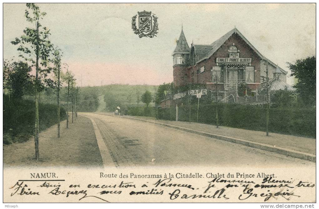 NAMUR - Route Des Panoramas à La Citadelle - Chalet Du Prince Albert - Namur