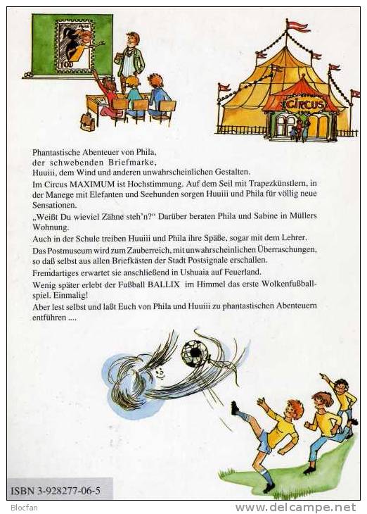Phantastische Abenteuer Der Schwebenden Phila Antiquarisch 10€ Humorvolle Geschichten Band 2 Von Briefmarken Begleitet - Autres & Non Classés