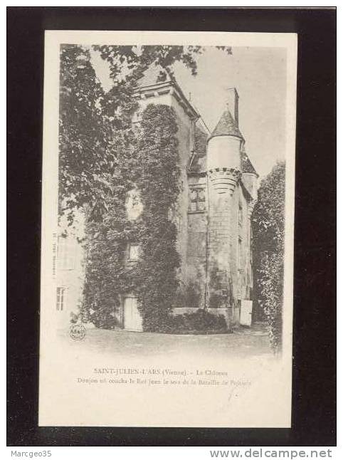 St Julien L'ars Le Chateau Donjon ...édit.robuchon A.B.&Cie N° 81 Précurseur - Saint Julien L'Ars