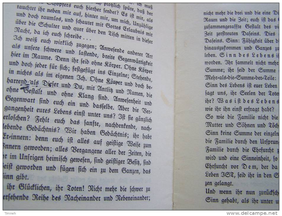 Alt Deutsch BRIEF AN DIE TOTEN DIEGO HANNS GOETZ O.P 1948 VERLAG HERDER - LIVRET 17 Pages - Christianisme