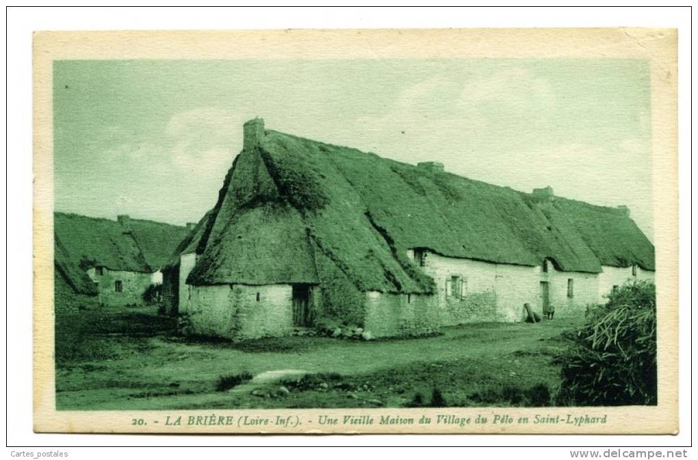 * LA BRIERE Une Vieille Maison Du Village Du Péle En Saint-Lyphard - Saint-Lyphard