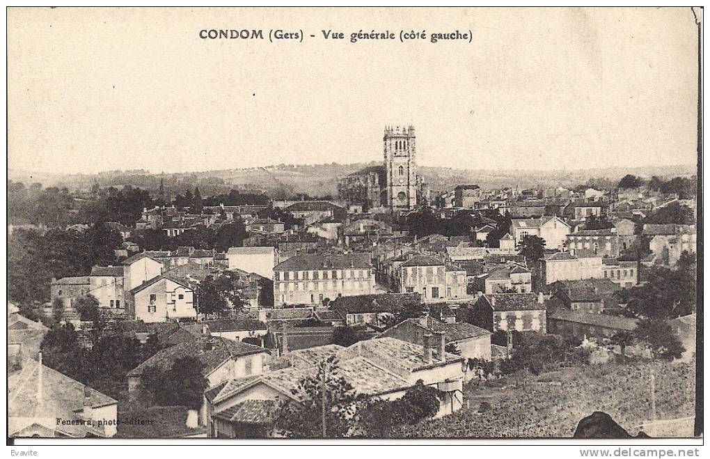 CPA  (32)         CONDOM   -   Vue Générale  (Côté Gauche) - Condom