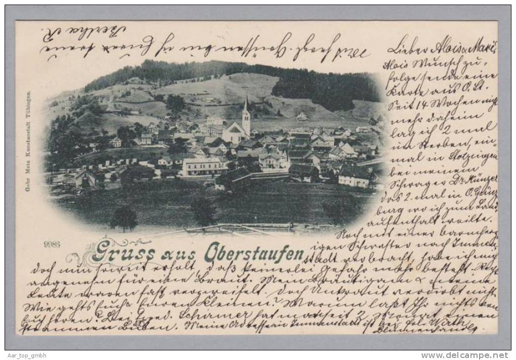 DE Bayern Oberstaufen 1898-09-21 Foto Gebr.Metz #9986 - Oberstaufen