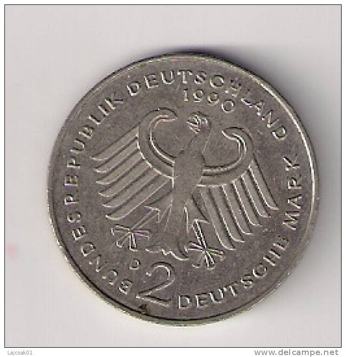 B12 Germany 2 Mark 1990. - 2 Marcos