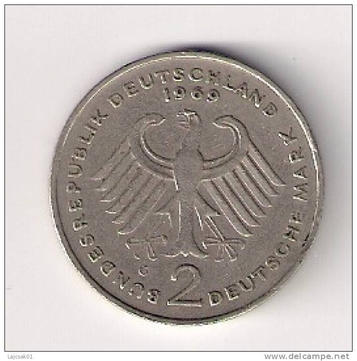 B12 Germany 2 Mark 1969. - 2 Mark