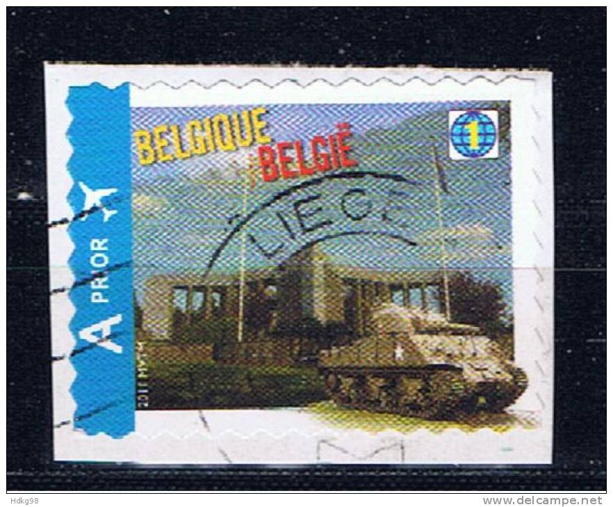 B Belgien 2011 Mi 4147 Panzer - Usados