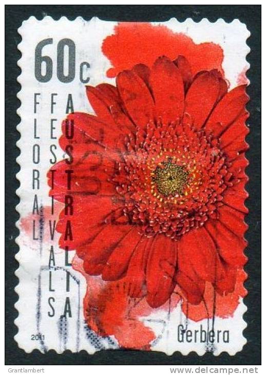 Australia 2011 Floral Festivals 60c Gerbera Self-adhesive Used - Actual Stamp - - Used Stamps