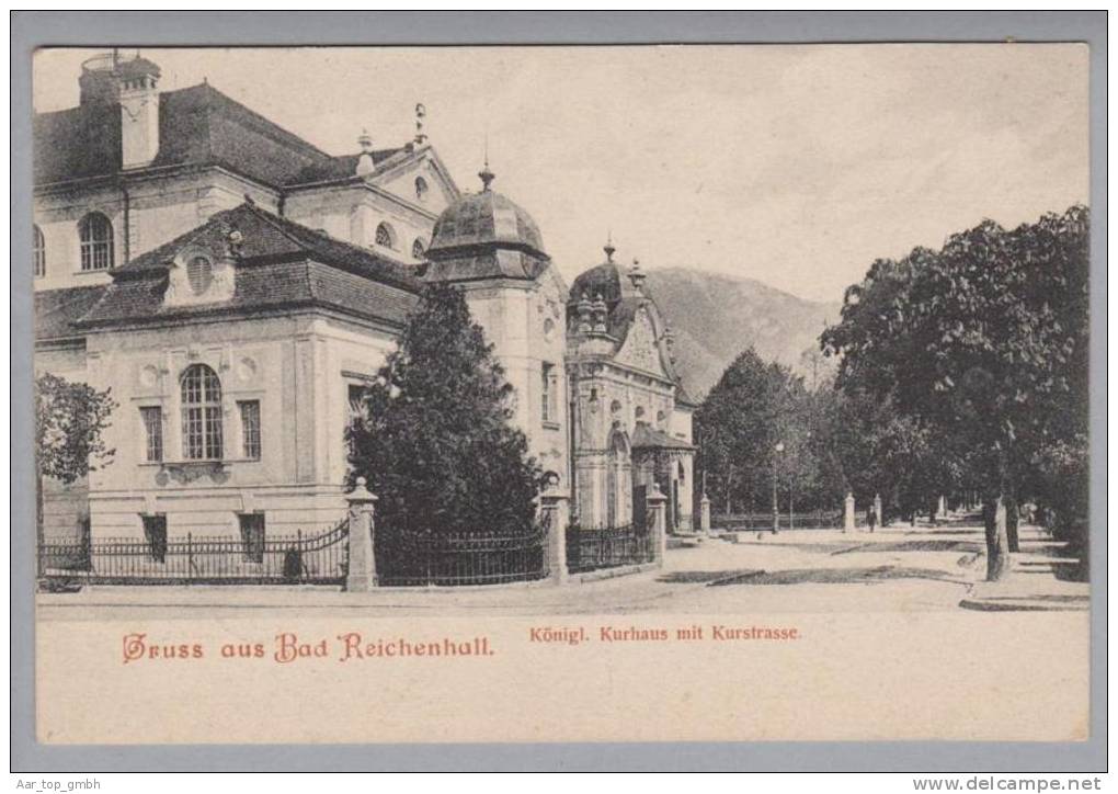 DE Bayern Bad Reichenhall 1906-08-19 Foto Königl.Kurhaus - Bad Reichenhall
