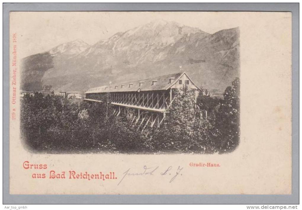 DE Bayern Bad Reichenhall 1907-05-12 Foto Gradir-Haus O.Zieher #2198 - Bad Reichenhall