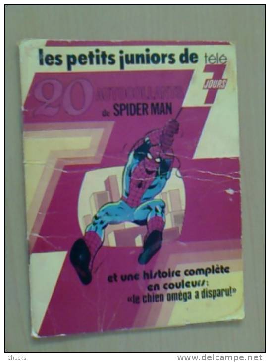 L’araignée SPIDERMAN Les Petits Juniors De Télé 7 Jours 2° Trimestre 1977 Rare - Spiderman