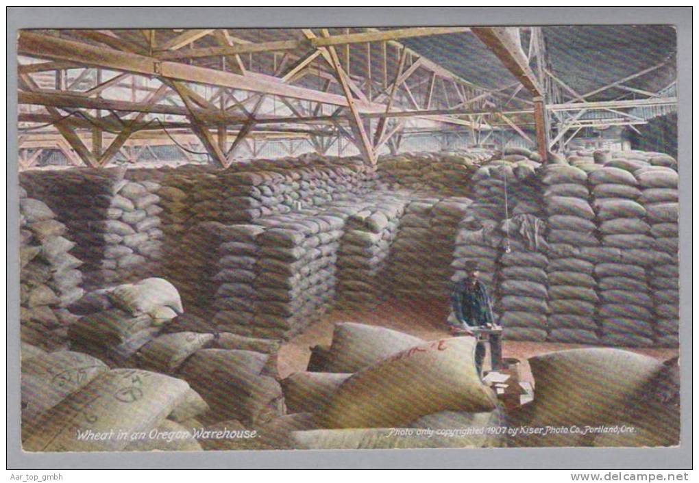 USA Oregon Portland Warehouse Foto Ungebraucht Weizenlager M.Rieder #5148 - Portland