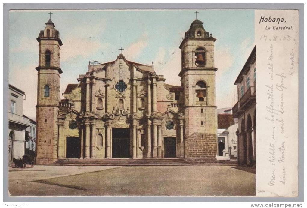 Kuba Habana La Catedral 1905-08-07 Foto #5414 - Otros & Sin Clasificación