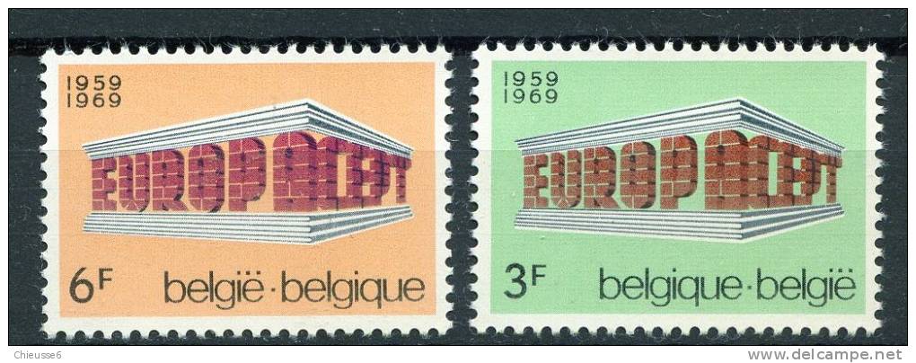 Belgique ** N° 1489/1490 - Europa 1969 - 1969