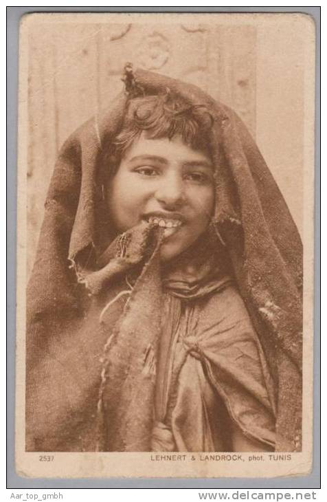 Tunesien Tunis La Petite Mendiante 1925- Foto Lehnert&Landrock #2537 - Tunisie