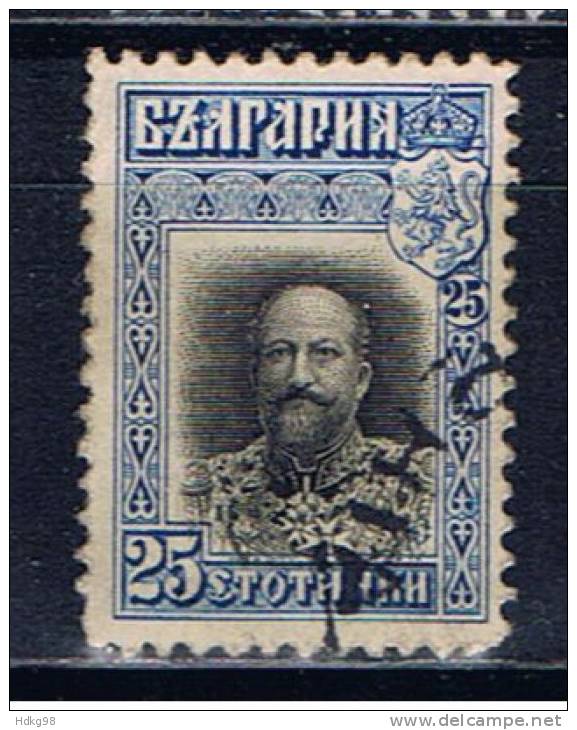 BG+ Bulgarien 1911 Mi 84 Zarenporträt - Used Stamps