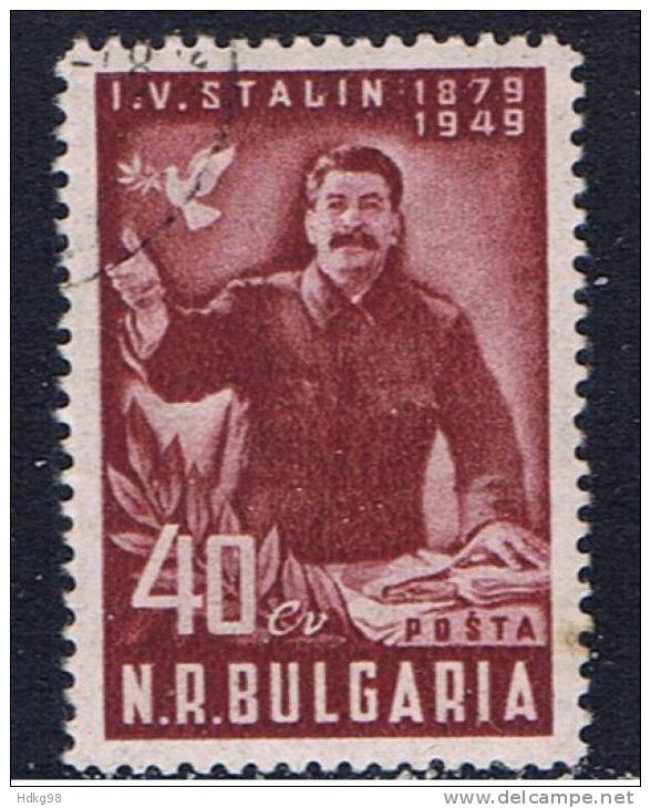 BG Bulgarien 1949 Mi 717 Stalin - Gebraucht